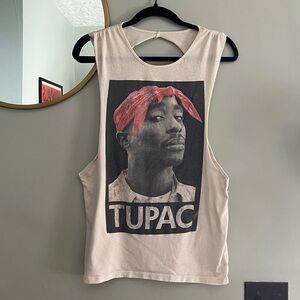 Upcycled Tupac tank